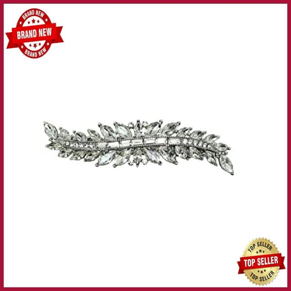 Sparkling Marquise Rhinestone Hair Barrette - 2.9\